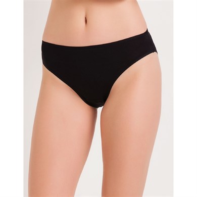 Magic Form 621 Geniş Kenarlı Penye Kumaşlı Normal Külot - Siyah