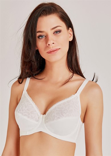 Magic Form 6297 Dantelli İçi Boş Toparlaycı Sütyen - Ekru