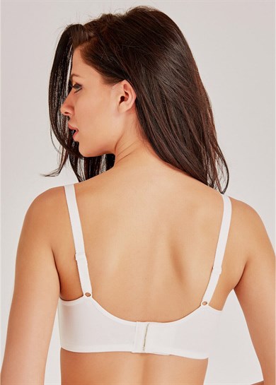 Magic Form 6297 Dantelli İçi Boş Toparlaycı Sütyen - Ekru