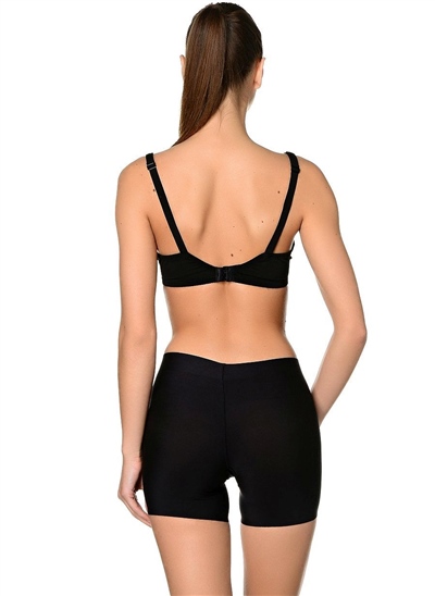 Magic Form 647 Seamfree Kumaşlı Paçalı Şort Külot - Siyah