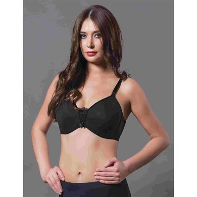 Magic Form 6738 İnce Süngerli Penye Kumaşlı Balensiz Sütyen - Siyah
