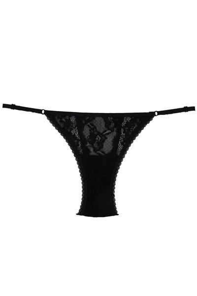 Magic Form 724 Kadın Bedeni Ayarlanabilir Dantelli Külot-Siyah