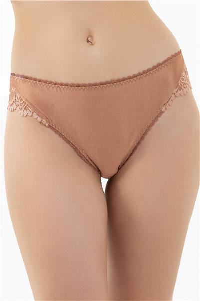 Magic Form 770 Kadın Arkası Dantelli Külot-Kiremit