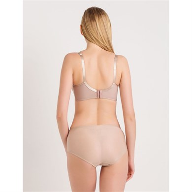 Magic Form 783 Geniş Kenarlı Yüksek Bel Tüllü Külot - Vizon