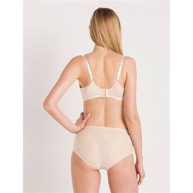 Magic Form 783 Geniş Kenarlı Yüksek Bel Tüllü Külot - Ten