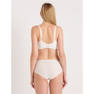 Magic Form 783 Geniş Kenarlı Yüksek Bel Tüllü Külot - Ekru