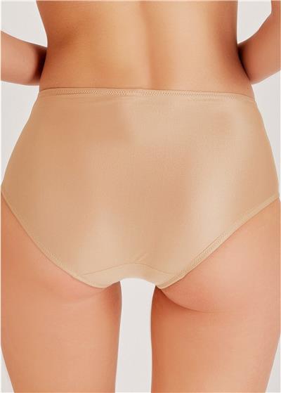 Magic Form 783 Kadın Geniş Kenarlı Yüksel Bel Tüllü Külot-Koyuten