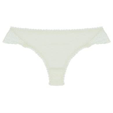 Magic Form 789 Önü Kumaş Arkası Dantel Normal Külot - Ekru