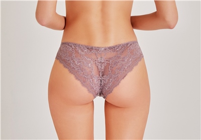 Magic Form 789 Önü Kumaş Arkası Dantel Normal Külot - Çinko