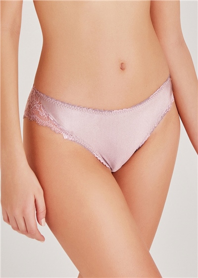 Magic Form 789 Önü Kumaş,Arkası Dantel Normal Külot-Pudra