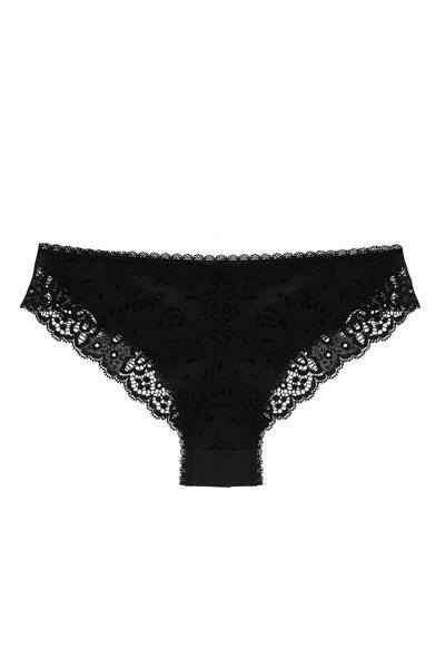 Magic Form 793 Kadın Önü Kumaş Arkası Dantel Külot-Siyah