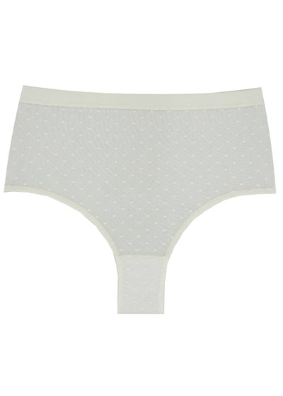 Magic Form 795 Kadın Dantelli Yüksek Bel Külot-Ekru