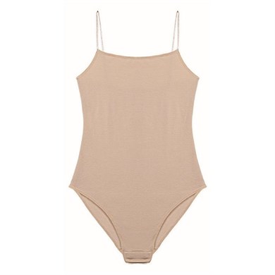 Magic Form 8121 Düz Penye Kumaşlı Body - Ten