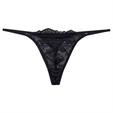 Magic Form 823 Arkası Uzun Önü Kısa Dantelli Süngerli Sütyenli Gecelik - Siyah