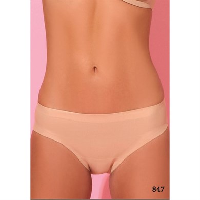 Magic Form 847 Seamfree Kumaşlı Dikişsiz Normal Külot - Ten