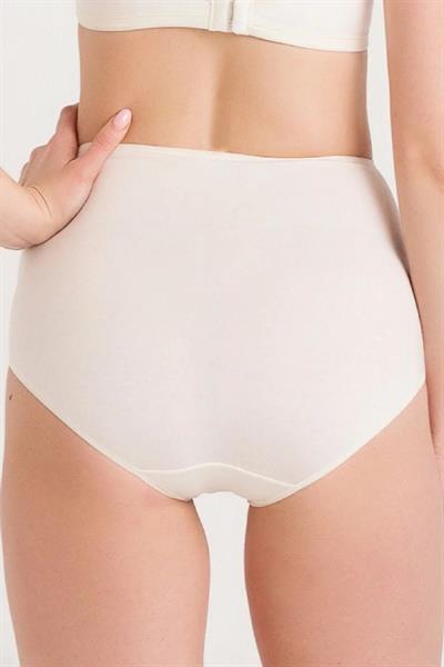 Magic Form 851 Beli Dantelli Yüksek Bel Hamile Külodu - Ekru