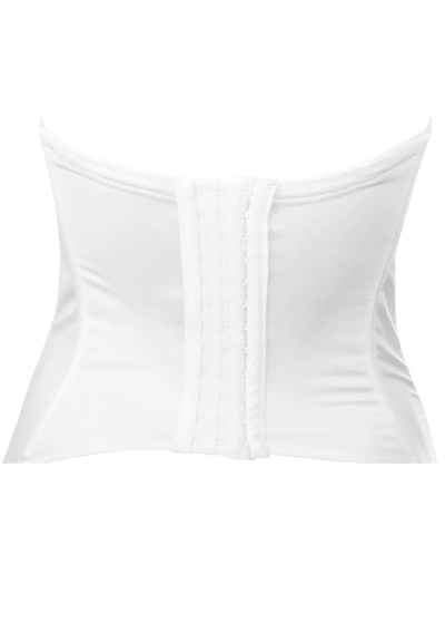 Magic Form 9251 Dantelli Taşlı Uzun Büstiyer - Ekru