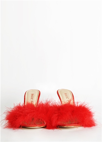 Magic Form NR380 Kadın Terlik-Kırmızı