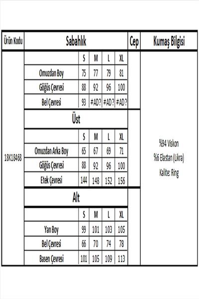 Monamise 18469 Hamile Lohusa Sabahlıklı Pijama Takımı-Yeşil