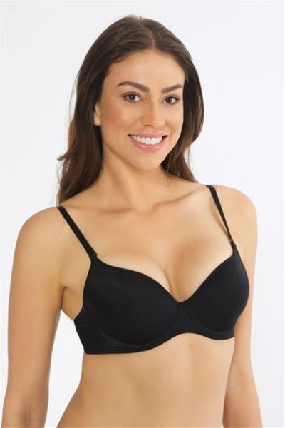 Nurteks 198 Kadın Desteksiz Sütyen-Siyah