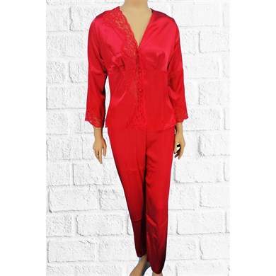 Pierre Cardin 1160 Pijama Takımı - Kırmızı