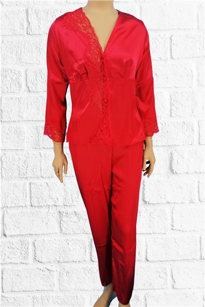 Pierre Cardin 1160 Pijama Takımı - Kırmızı