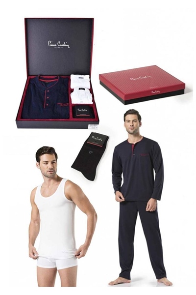 Pierre Cardin 2000 Erkek Çeyiz Takım - Lacivert