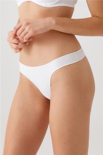 Pierre Cardin 2051 Kadın İz yapmayan 5li Ekonomik Paket Pamuklu Tanga Külot-Renkli