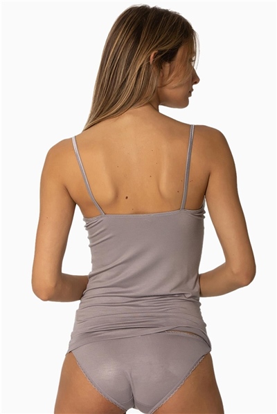 Pierre Cardin 325 Kadın İp Askılı Atlet Külot Takım-Royal