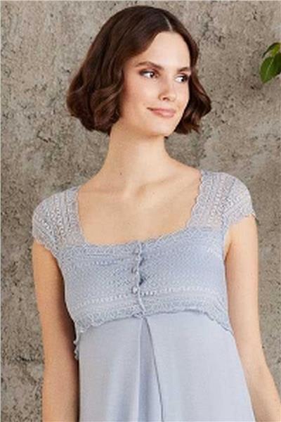 Pierre Cardin 4005 Hamile Lohusa Sabahlıklı Gecelik Takım-Mist