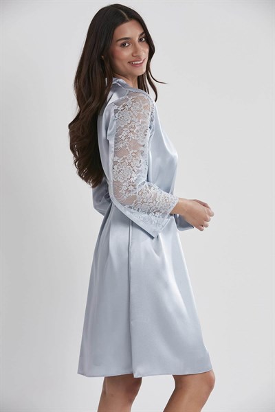 Pierre Cardin 4025 Gecelik Sabahlık Takım - Mist