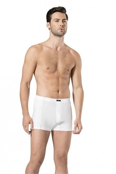 Pierre Cardin 405 Erkek 2li Penye Boxer-Beyaz