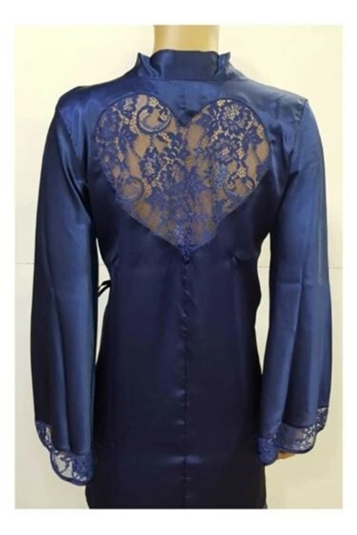 Pierre Cardin 4090 Gecelik Sabahlık Takım - Lacivert