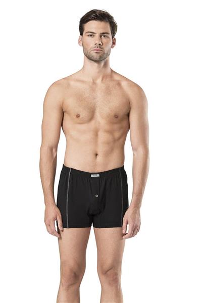 Pierre Cardin 425 Erkek %100 Pamuk Penye 2li Boxer-Siyah