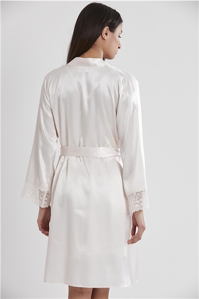 Pierre Cardin 4285 Gecelik Sabahlık Takım - İnci