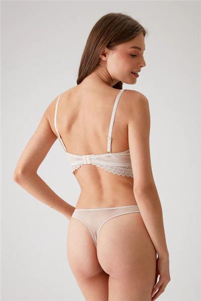 Pierre Cardin 4833 Kadın Bralet Sütyen Tanga Külot Takım-Taş