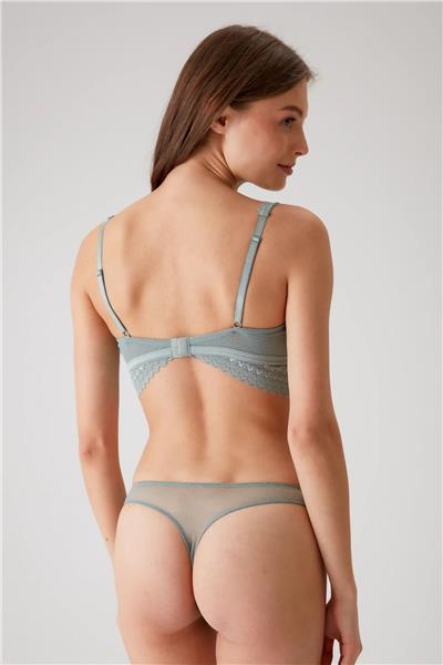 Pierre Cardin 4833 Kadın Bralet Sütyen Tanga Külot Takım-Mint