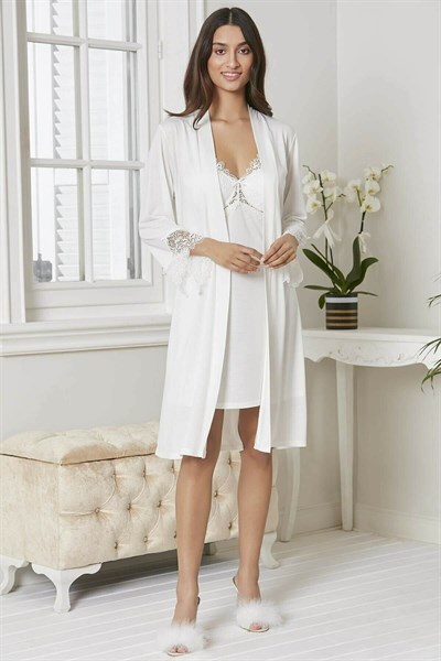 Pierre Cardin 5040 Penye Altılı Takım-Ekru