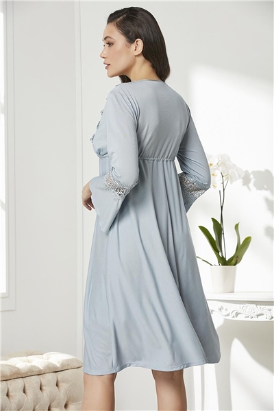 Pierre Cardin 5325 Kadın Penye Dantelli 6lı ÇeyizlikTakım-Mist