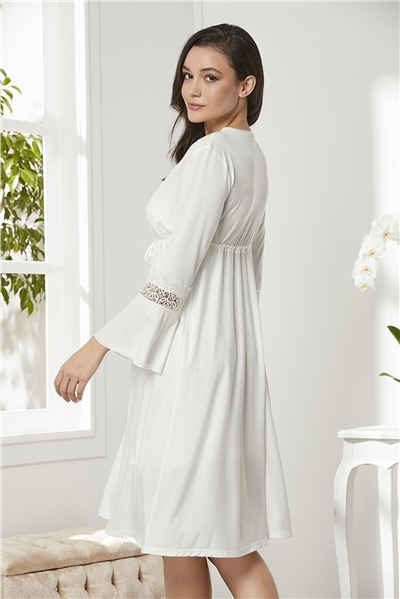 Pierre Cardin 5325 Kadın Penye Dantelli 6lı ÇeyizlikTakım-Ekru