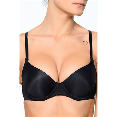 Pierre Cardin 6000 Dolgusuz Sütyen - Siyah
