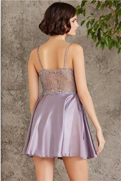 Pierre Cardin 6005 Kadın Saten Dantelli 6lı Çeyiz Seti-Royal