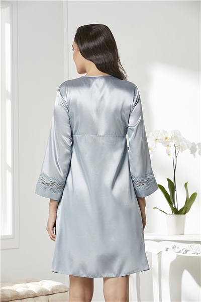 Pierre Cardin 6010 Kadın Saten Dantelli 6lı ÇeyizlikTakım-Mist