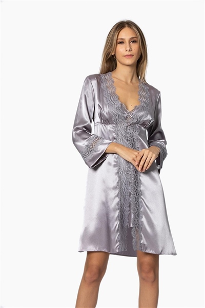 Pierre Cardin 6010 Kadın Saten Dantelli 6lı ÇeyizlikTakım-Royal