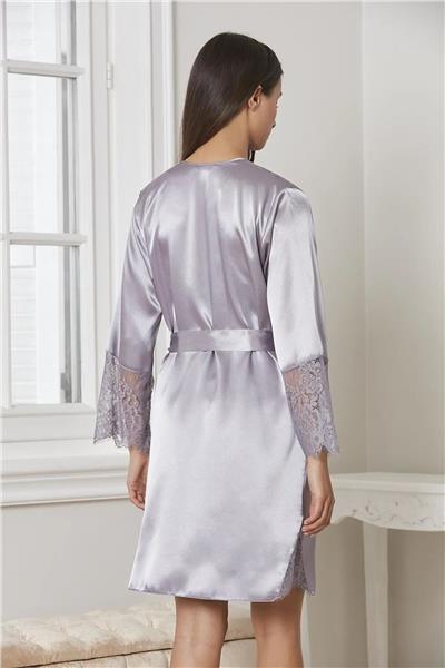 Pierre Cardin 6015 Kadın Dantelli Saten 6lı Set-Royal