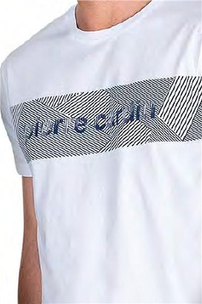 Pierre Cardin 6050 Erkek Kısa Kollu Penye Pijama Takımı-Beyaz