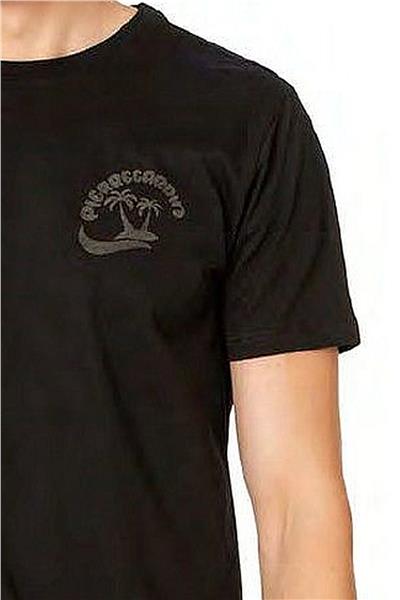 Pierre Cardin 6079 Erkek Kısa Kollu Bisiklet Yaka Pijama Takım-Siyah