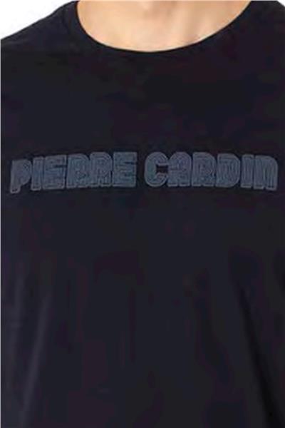 Pierre Cardin 6093 Erkek Uzun Kollu Bisiklet Yaka Pijama Takımı-Lacivert