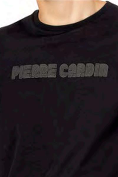 Pierre Cardin 6093 Erkek Uzun Kollu Bisiklet Yaka Pijama Takımı-Siyah