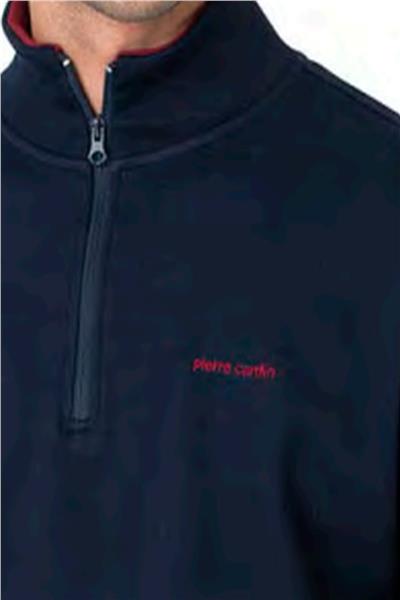 Pierre Cardin 6116 Erkek Uzun Kollu Yakası Fermuarlı Eşofman Takımı-Lacivert
